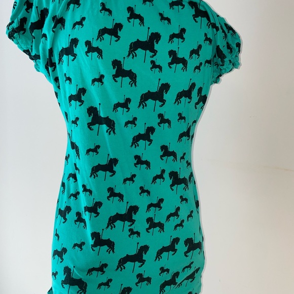 Blue Brand Carousel Shirt - Picture 2 of 4